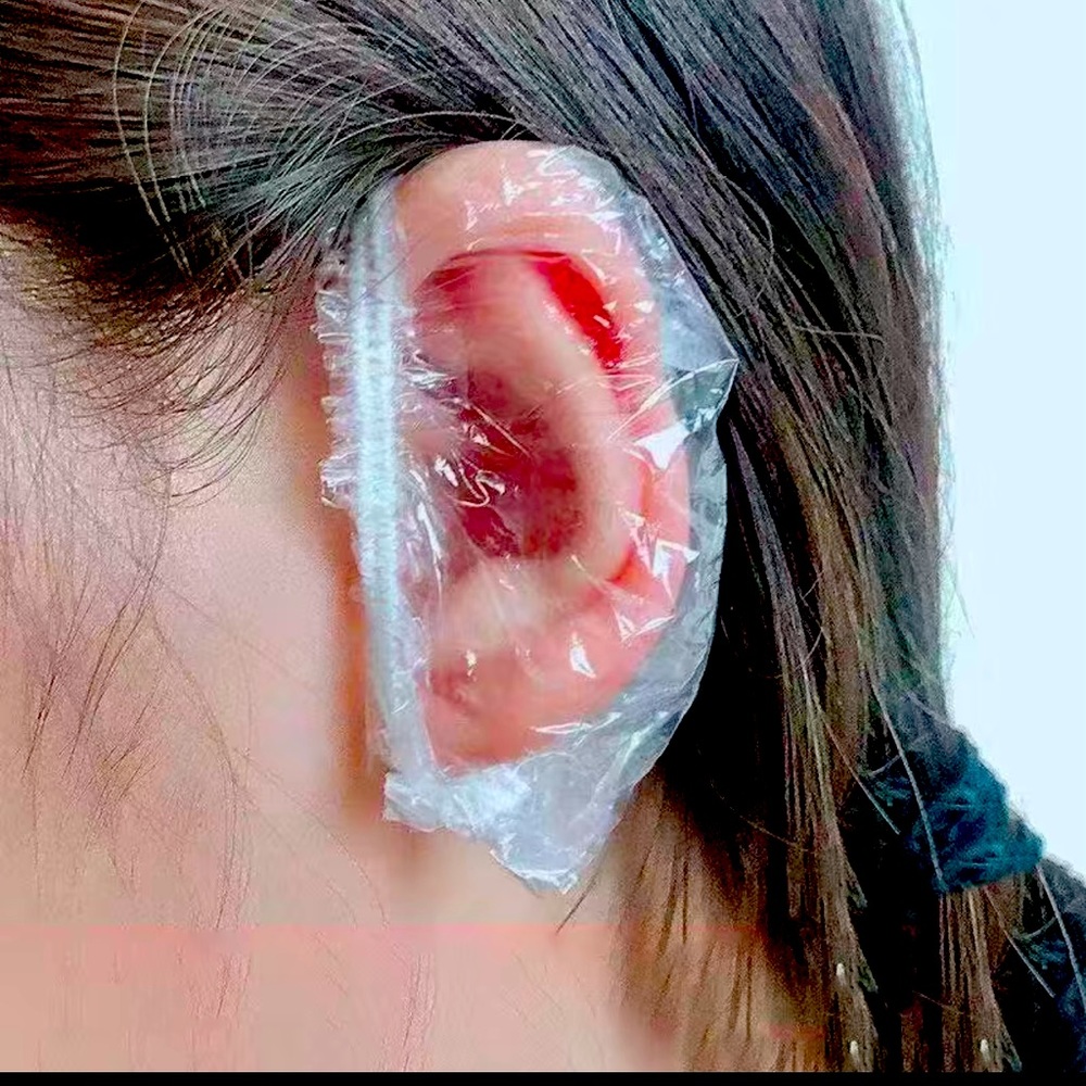 NEW! 10 pc. Plastic waterproof ear covers (unisex)